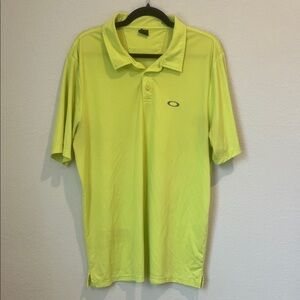 Oakley Neon Yellow Polo Shirt